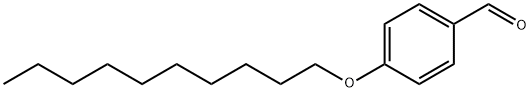 4-N-DECYLOXYBENZALDEHYDE 구조식 이미지