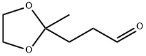 3-(2-메틸-1,3-디옥솔란-2-일)프로판알 구조식 이미지