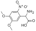 아미노-(4,5-디메톡시-2-니트로-페닐)-아세트산 구조식 이미지