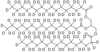 GLYCERYL TRI(HEXADECANOATE-D31) Structure