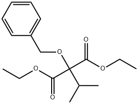 2-ISOPROPYL-2-(BENZYLOXY)-PROPANEDIOIC ACID 1,3-DIETHYL ESTER Structure