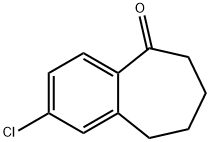 2-CHLORO-6,7,8,9-TETRAHYDRO-BENZOCYCLOHEPTEN-5-ONE 구조식 이미지