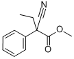 2-시아노-2-페닐부탄산메틸에스테르 구조식 이미지