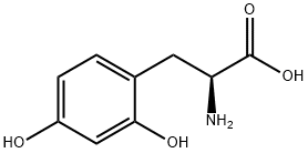 2,4-dihydroxyphenylalanine 구조식 이미지
