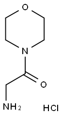 2-AMINO-1-MORPHOLIN-4-YL-ETHANONE HCL 구조식 이미지