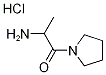 2-Amino-1-(1-pyrrolidinyl)-1-propanonehydrochloride Structure