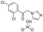 1-[2-(2,4-dichlorophenyl)-2-oxoethyl]-1H-imidazole mononitrate 구조식 이미지