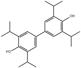3,3',5,5'-Tetraisopropylbiphenyl-4,4'-diol 구조식 이미지