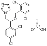 Isoconazole nitrate  구조식 이미지