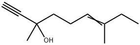 3,7-dimethylnon-6-en-1-yn-3-ol  Structure