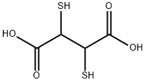 Dimercaptosuccinic acid Structure