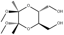 (2S,3S,5R,6R)-5,6-Bis(hydroxyMethyl)-2,3-diMethoxy-2,3-diMethyl-1,4-dioxane Structure