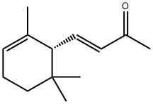 [R-(E)]-4-(2,6,6-trimethyl-2-cyclohexen-1-yl)-3-buten-2-one Structure