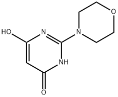 2-모르폴리노피리미딘-4,6-디올 구조식 이미지