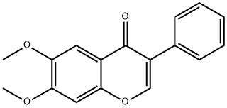 6,7-DIMETHOXYISOFLAVONE Structure