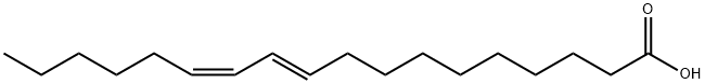 10E,12Z-octadecadienoic acid Structure