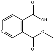 3-(METHOXYCARBONYL)ISONICOTINIC ACID Structure