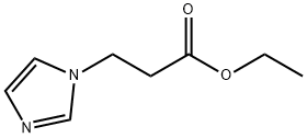 1H-Imidazole-1-propanoic acid, ethyl ester 구조식 이미지