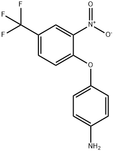 Benzeneamine, 4-(2-nitro-4-(trifluoromethyl)phenoxy)- Structure