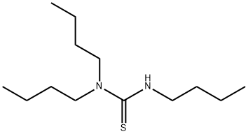 1,1,3-TRIBUTYLTHIOUREA Structure