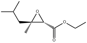 에틸트랜스-3-메틸-3-이소부틸옥시란-2-카르복실레이트 구조식 이미지