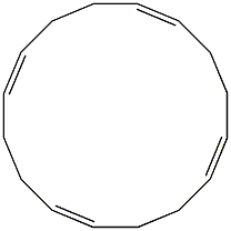 (1E,5E,9E,13E)-1,5,9,13-Cyclohexadecatetrene Structure