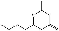 2-butyltetrahydro-6-methyl-4-methylene-2H-pyran Structure