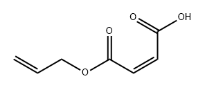 allyl hydrogen maleate Structure