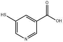 5-Mercaptopyridine-3-carboxylic acid 구조식 이미지