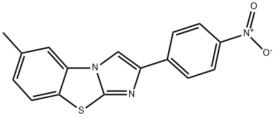 6-METHYL-2-(4-NITROPHENYL)IMIDAZO[2,1-B]BENZOTHIAZOLE Structure