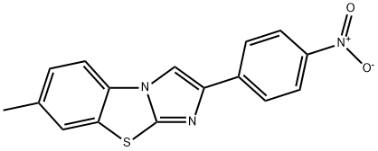 7-METHYL-2-(4-NITROPHENYL)IMIDAZO[2,1-B]BENZOTHIAZOLE 구조식 이미지