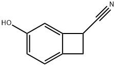 Bicyclo[4.2.0]octa-1,3,5-triene-7-carbonitrile, 4-hydroxy- (9CI) 구조식 이미지