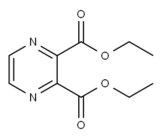 2,3-Pyrazinedicarboxylic acid diethyl ester Structure