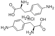 4-AMINO-L-PHENYLALANINE HYDROCHLORIDE HEMIHYDRATE 구조식 이미지
