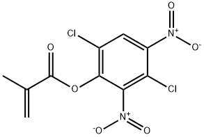 3,6-Dichloro-2,4-dinitrophenyl methacrylate Structure