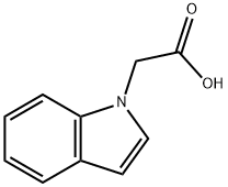 Indol-1-yl-acetic acid Structure
