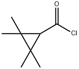2，2，3，3-tetramethyl cyclopropane carboxynyl chloride 구조식 이미지