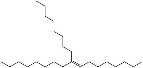 9-Octyl-8-heptadecene Structure