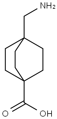 비시클로(2.2.2)옥탄-1-카르복실산,4-(아미노메틸)- 구조식 이미지