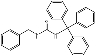 3-benzyl-1-trityl-urea Structure