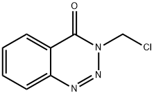 3-benzotriazin-4(3h)-one,3-(chloromethyl)-2 구조식 이미지