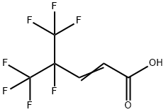 4,5,5,5-TETRAFLUORO-4-(TRIFLUOROMETHYL)-2-PENTENOIC ACID 구조식 이미지