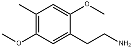 2,5-다이메톡시-4-메틸페닐에틸라민 구조식 이미지