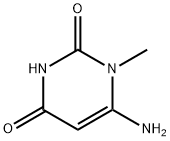 6-Amino-1-methyluracil 구조식 이미지