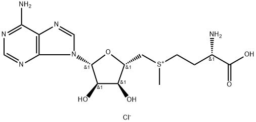 S-ADENOSYL-L-METHIONINE CHLORIDE SALT Structure