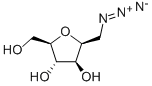 2,5-Anhydro-1-azido-1-deoxy-D-glucitol Structure