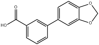 3-BIPHENYL-[1,3]DIOXOL-5-YL-CARBOXYLIC ACID 구조식 이미지