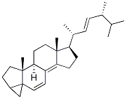 3,5-Cycloergosta-6,8(14),22-triene Structure