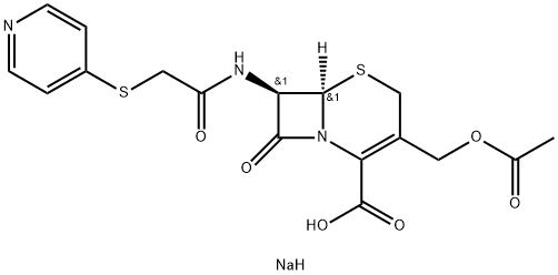 Cefapirin sodium Structure