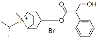 endo-3-(3-hydroxy-1-oxo-2-phenylpropoxy)-8-isopropyl-8-methyl-8-azoniabicyclo[3.2.1]octane bromide Structure
